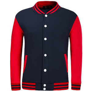 Custom Hooded Thick Winter Varsity Jacket <b>Men</b> Women Trendy Wool Baseball Jacket College Letterman Casual Streetwear Factory - Product Image 4
