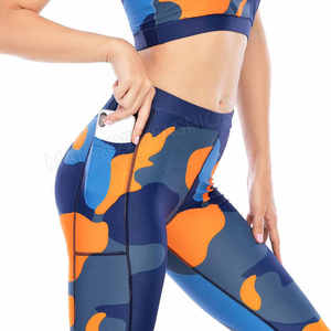 Leggings de yoga roses sans couture, taille mi-haute, côtelés, écologiques, pleine longueur, pour femmes, personnalisables OEM/ODM, pour le fitness et le sport - Product Image 6