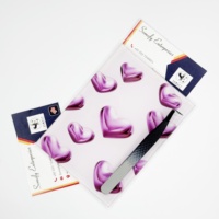 Tuiles à cils en plastique en forme de cœur de qualité supérieure, couleur personnalisée, logo personnalisé, outils professionnels pour extensions de cils