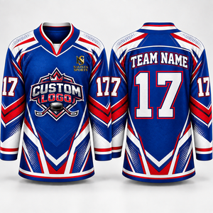 Jersey de Hockey sobre Hielo Personalizado para Equipo Profesional, 100% Poliéster, Transpirable, para Práctica, Competencia y Juego, Ropa de Hockey de Alta Calidad para Adultos - Product Image 6