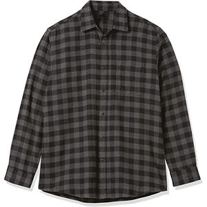 Camisa de Franela para Hombre, Ropa de Trabajo, Poliéster/Algodón, Diseño Sólido, Forrada, Formal, para Compradores Mayoristas de Fábrica OEM, Colección Primavera - Product Image 1