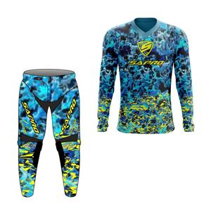 Haute qualité Nylon Polyester hommes Motocross ensemble Auto Racing maillot et pantalon Kits 5xl 6XL surdimensionné grande taille MX BMX motocross ensemble - Product Image 4