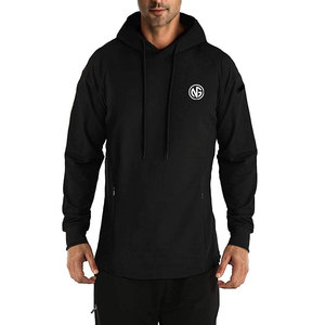 Sudaderas con Capucha para Hombre, Color Sólido, Básicas para Gimnasio y Fitness, 100% Algodón, Corte Regular, Secado Rápido, Transpirables, Alta Calidad - Product Image 3