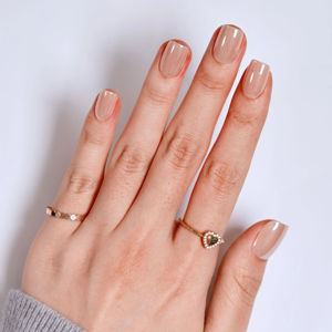 Uñas Postizas Artificiales de Color Blanco Leche con Lindo Diseño de Corazón, Forma de Almendra, Suministros de Uñas Personalizados, Uñas a Presión, Fabricación OEM ODM - Product Image 1