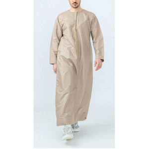 <b>Men</b> Juba Muslim Robe Traditional Islamic Clothing Comfortable Modest Loose Fit Breathable Material - Product Image 1