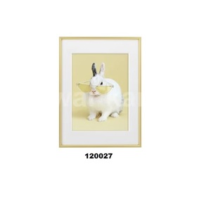Metal Picture <b>Frames</b> 12 x 16 Aluminum Photo <b>Frames</b> 12 by 16 Gold with Mat for 9x12 <b>Wall</b> Mounted Picture <b>Frame</b> - Product Image 1