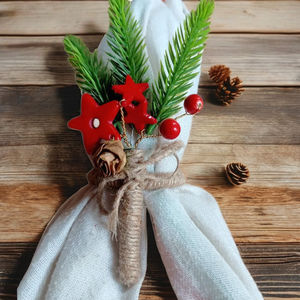 Anneaux de serviette en papier papillon écologiques pour mariage - Product Image 2