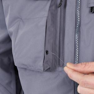 Chaqueta Impermeable de Pesca Gris UPF 50, Camisa de Pesca de Manga Larga para Hombre con Bolsillos - Product Image 4