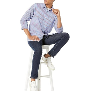 Camisa Formal de Manga Larga para Hombre, Corte Entallado, Algodón, Proveedor OEM, Venta al Por Mayor - Product Image 3