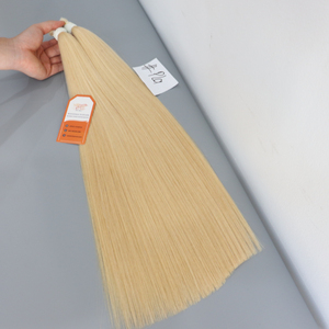 มัดผมเรีมีผมตรงนุ่มนุ่มสลวยสีบลอนด์ผมมนุษย์เวียดนาม - Product Image 4
