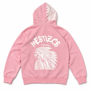 Mens Rhinestone <b>Studded</b> Zip Up Hoodie Graphic Streetwear Full Zip Custom Logo Private Label Wholesale Bulk <b>Clothing</b> Manufacturer - Product Image 2