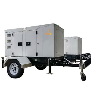 トレーラータイプ超サイレントディーゼル発電機100kw 120kvaオートスタートアラドALD-W80S - Product Image 3