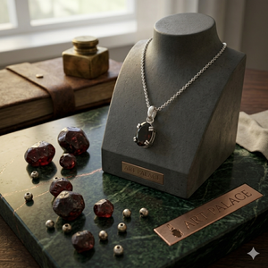 Colgante de Ónix Solitario en Plata 925 con Engaste de Garra, Estilo Clásico, Unisex, para Uso Diario - Product Image 1