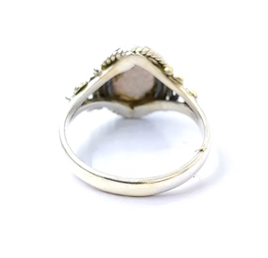Unisex Labradorite Gemstone <b>Ring</b> <b>Set</b> In <b>Silver</b> 925 Everyday & Any Function Wear and Weddings Gifts Fine Jewelry - Product Image 4