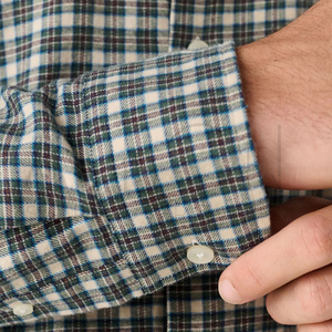 Crea tu propia camisa de franela clásica de alta calidad, transpirable, con botones, de manga larga, ajustada y personalizada a la moda. - Product Image 4