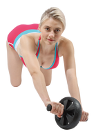 Roue abdominale ALLWINWIN ABW62 - Rouleau d'exercice pour entraînement du tronc, pour le sport et la gym