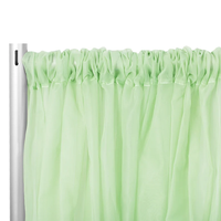 Rideau en tissu transparent élégant et moderne de couleur rose pour la décoration de mariage, fond de scène, draperies