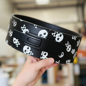 Wholesale Weightlifting Lever Buckle <b>Belts</b> Custom Logo Gym Powerlifting <b>Belt</b> Adjustable Leather Strength Training Fitness <b>Belt</b> - Product Image 2