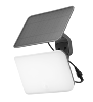 Lámpara Solar de Pared con Sensor de Movimiento, Carcasa Impermeable de ABS+PC, Panel Solar Ajustable, Lámpara LED de Seguridad para Jardín Exterior