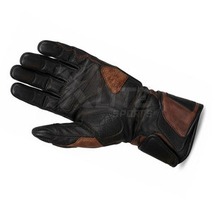 Nouveaux gants de moto classiques en cuir véritable pour l'hiver, avec panneaux respirants, paume antidérapante et manchette de poignet imperméable - Product Image 4