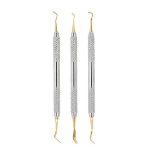 ไม้พายสีทองแหลม (1.5มม./1.5มม.) ด้ามยาว6มม. ด้ามยาว170มม. แบบแมนนวล - Product Image 1