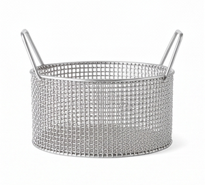 Cesta de Almacenamiento Redonda de Metal Galvanizado Resistente con Diseño Vintage, Asas Dobles, para Organización del Hogar - Product Image 5