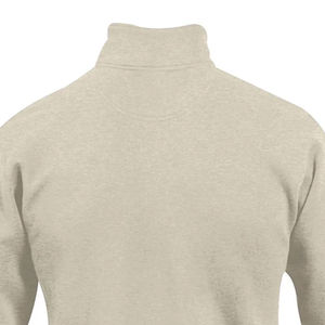 Men Button-Up Stand Collar Zip Fleece Pullover Long Sleeve Sweatshirt Casual Outdoor Winter Polyester/Cotton Eco-Friendly Hoodie - Product Image 6