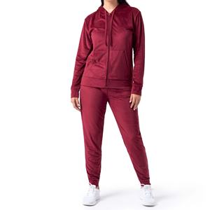 Conjunto Deportivo de Invierno Personalizado al por Mayor para Mujer, Estilo Urbano, Color Sólido, Corte Holgado, 100% Algodón - Product Image 2