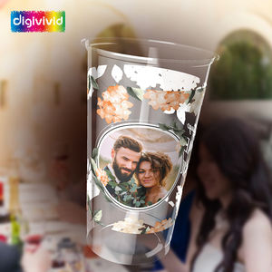 Vasos fríos personalizados Digivivid biodegradables y ecológicos de PLA - Product Image 2