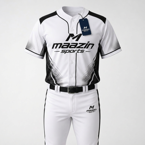 Uniforme de baseball personnalisé par sublimation, avec matière respirante et graphismes résistants à la décoloration. Uniforme de baseball sur mesure. - Product Image 6