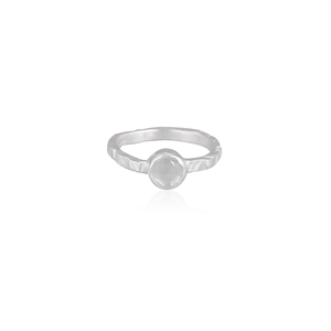 Natural Crystal <b>Quartz</b> Bezel Setting One Stone <b>Ring</b> | 925 Sterling Silver Vintage Wedding & Party <b>Ring</b> for Women - Product Image 1