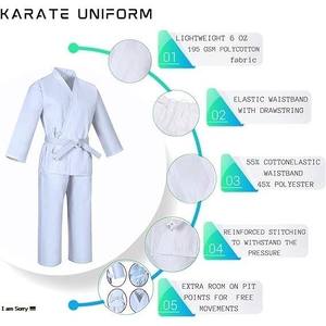 ชุดยูโดคาราเต้ขายส่งสำหรับผู้ชาย ชุดยิวยิตสู 2025 ชุดกิโมโนบราซิลเลียนยิวยิตสูสำหรับผู้ชาย - Product Image 5