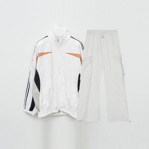 Ensembles assortis deux pièces personnalisés pour hommes, vente en gros, 100 % polyester imprimé, grandes tailles, coupe-vent, survêtements, vestes d'extérieur - Product Image 3