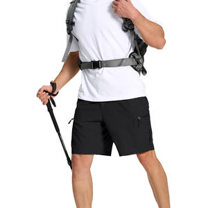 Pantalones cortos de senderismo hechos a medida para hombre, de alta calidad, corte relajado, pantalones cortos para correr con múltiples bolsillos, cintura elástica, pantalones cortos de senderismo para hombre - Product Image 6