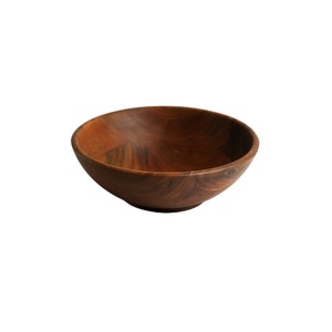 Tazón de Madera Tallado a Mano de Primera Calidad, Ecológico, para Servir Ensaladas y Aperitivos, para Cocina, Comedor, Decoración del Hogar y Uso en Restaurantes - Product Image 3
