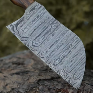 LEGACY BLADES Premium Handmade Damascus Steel Cleaver <b>Knife</b> Razor <b>Sharp</b> Wooden Handle <b>Kitchen</b> Meat Cleaver OEM ODM Manufacturer - Product Image 4