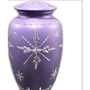 Urna Funeraria de Metal para Cenizas, Diseño Tallado a Mano, Ecológica, Personalizable para Adultos, Almacenamiento Funerario, Suministro de Alta Calidad - Product Image 1