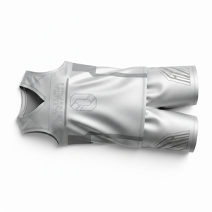 Ensemble de maillots de basket-ball à prix avantageux, impression par sublimation complète, livraison rapide, kit d'entraînement de basket-ball pour hommes en été - Product Image 3