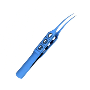 Micro-pince manuelle personnalisée en acier inoxydable couleur titane bleu 4,5 mm, 11,5 cm, pour la ligature vasculaire, instrument médical - Product Image 5