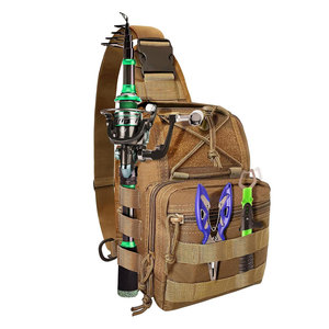 Bolsa de Pesca Impermeable de 50*30*25cm, Bolsa de Pesca Multiusos de Gran Capacidad, Bolsa de Hombro de Dos Capas para Exteriores - Product Image 6