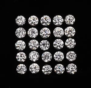 Diamants ronds brillants de 2,4 mm, cultivés en laboratoire, couleurs D/E/F, clarté VVS+, CVD HPHT, petites pierres en vrac, prix de gros - Product Image 3