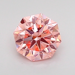 Diamante Cultivado en Laboratorio de Corte Octagonal de 0.9 Quilates, Color Rosa Intenso Fantasía VS2, con Certificado IGI, Personalizado, Color D-F, Claridad VVS-VS - Product Image 1