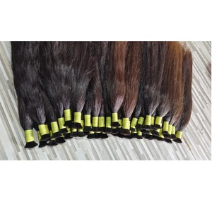 Extensiones de Cabello Humano Ecológicas, Construcción Resistente con Doble Costura, Aspecto Natural para Salón y Hogar, Disponibles para la Venta - Product Image 1