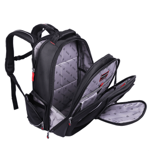 Sac à dos pour ordinateur portable classique intelligent, imperméable, personnalisé, avec port USB, sac de voyage non tissé, sac à bandoulière - Product Image 2