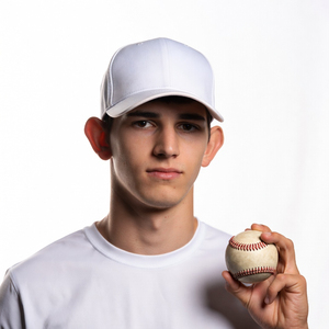 หมวกกีฬาโอเวอร์ไซส์แบบยูนิเซ็กซ์ แห้งเร็ว กันน้ำ ผ้าฝ้าย 5 ชิ้น ลายจุด หมวกเบสบอล 5660 ซม. - Product Image 1