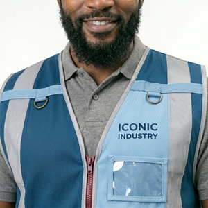 Gilet de sécurité coupe-vent pour travaux de construction, moto, haute visibilité, réfléchissant, respirant, imperméable, polyester, séchage rapide, pour la route - Product Image 5