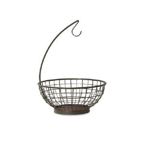 Fresh Selling Black Color Metal <b>Wire</b> <b>Basket</b> for Kitchen & Living Room Tabletop Decoration Customized Size Shape - Product Image 2