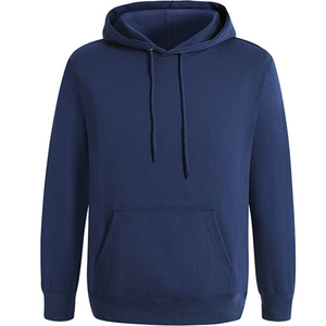 Autumn Winter Casual Work Clothes Polyester/Cotton Blend Solid Hooded <b>Pullover</b> <b>Men</b> Women Custom Logo Print Front OEM Service - Product Image 2