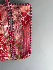 Quilted Cotton <b>Backpack</b> <b>Floral</b> Print Softback Zipper Closure Anti-Theft School Bag for Girls Kids gift for her Anti-Theft gift - Product Image 3