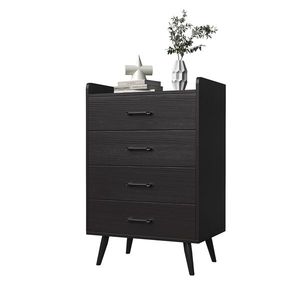 Comò Nero a 4 Cassetti - Product Image 3